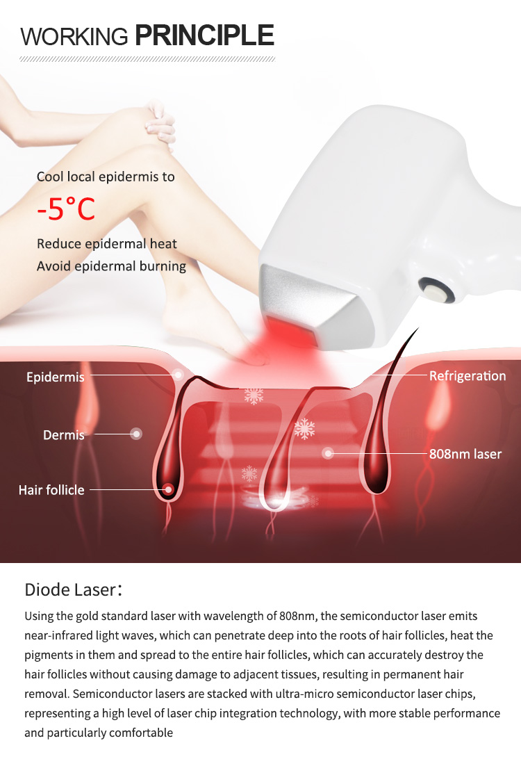 2 In 1 ND Yag Laser Tattoo Removal Machine 755nm 532nm 1064nm Diode