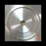 Pencil edge diamond bond grinding wheel for glass disc