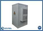 IP55 Two Doors 20U Waterproof Network Cabinet 500W Air Conditioner