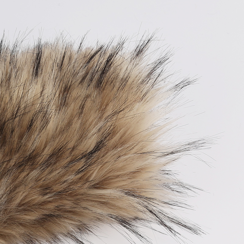 High Pile Faux Fur Collar Description Raccoon Fur For Hood Pattern Printed