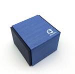 Magnetic Paper Box Cardboard Rigid Jewelry Packaging Custom Blue Necklace Box