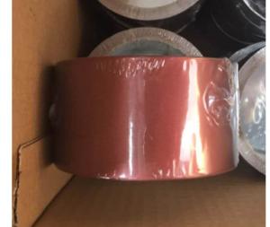 Quality Brown Lacquered Aluminum Foil Adhesive Tape 3 Microns wholesale