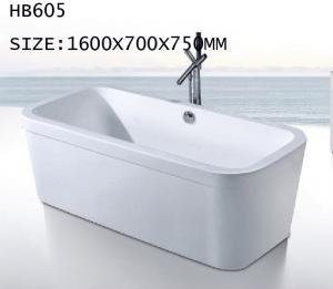 Quality Bathtubs, freestanding Bathtub without faucet , hand shower HB606 1600X700X750 wholesale