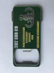 Customized metal iron beer bottle opener keychain with keyring
