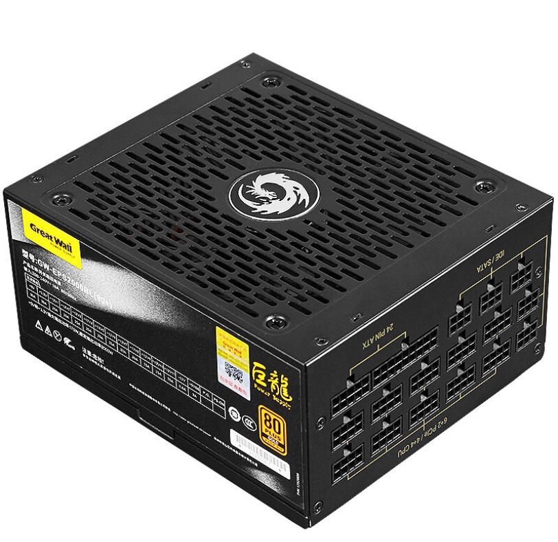 Great Wall rated 2000W 80PLUS gold medal fully modularized gold medal PC power supply