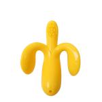 Durable Baby Silicone Toothbrush Banana Cartoon Toothbrush Food Grade Silicone