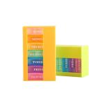 Rainbow Color Hospital Medical Supplies Plastic 21 Square Pill Box