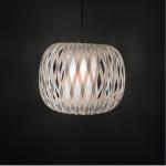 Polypropylene Pvc Lamp Shade Striped For Ceiling Light