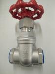 200PSI CF8M 1/2 Inch Hand Wheel Gate Valve Threaded Butt Welding
