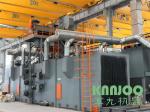 Roller Conveyor Blast Machine For Metal Sheet Cleaning