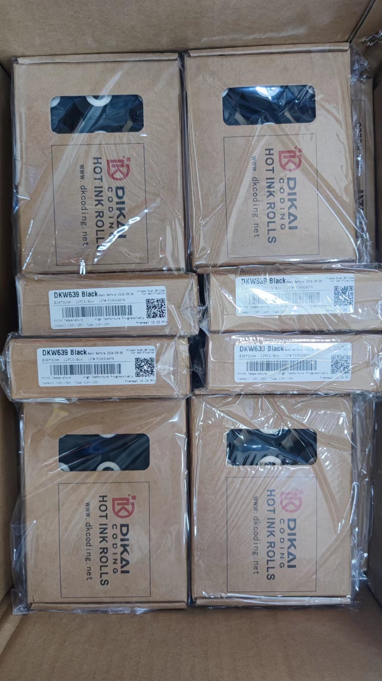 36x32mm Printing Hot Ink Rollers 36mm Diameter For Coding Machine
