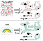 Wholesale Fashion And Popular Printing Pet Supplies Dog Harness Set