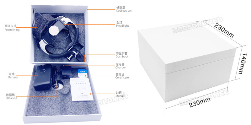 Hospital Surgery Devices ICU Room Used Medical High Brightness Integrated Operating Headlight ME-205AY-1