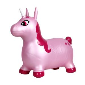 Quality Odorless PVC Bouncy Ride On Unicorn , Ultralight Inflatable Unicorn Bouncer wholesale