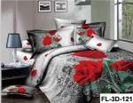 3D Printed Floral Sheet Set 100% Cotton Bedding