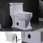 Compact One Piece Toilet With Side Flush Map 1000 American Standard 1pc Toilet