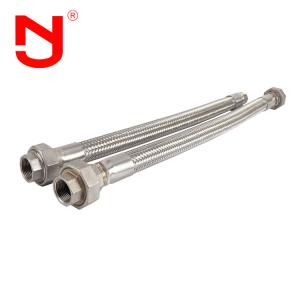 Quality Stainless Steel Wire Braided Flexible Metal Hose Union Type Metal Braided Water Flexible wholesale