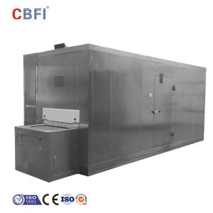 Quality 1000KG/H Quick Tunnel Freezer Cooling Bread Cake Food Freezing Conveyor Quick Freeze Machine wholesale