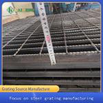 8m Long Span Toothed Steel Grating Customized Press Welding Process