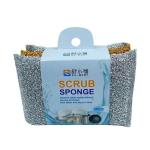 Anticorrosive Kitchen Cleaning Scourer Microfiber Kitchen Sponge Scourer 12.5*9