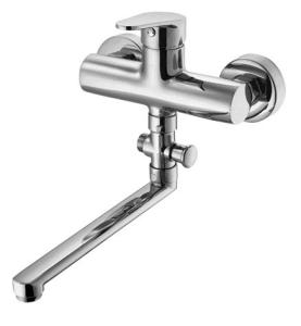 Quality Long-spout Bath Mixer Tap Single-lever Cold Hot Mixing Faucet wholesale