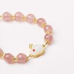 Jade Rabbit Amethyst Bracelet For Women Anxiety Amethyst Beaded Bracelets