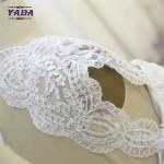 Latest elegant v-neck backless embroidery mullet luxury dress vintage lace