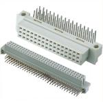 1X16PIN 2X16PIN 3X16PIN 90 degree IDC female european connector with flange din
