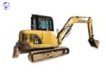 PC56 Used Komatsu Excavator Yellow Heavy Construction Equipment