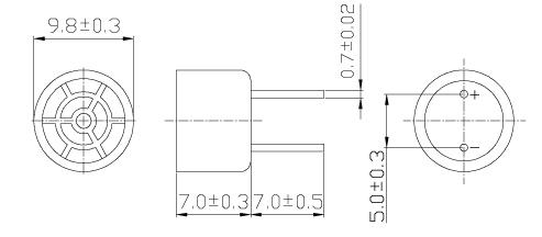 10mm 40khz Ultrasonic Piezo Transducer Miniature Transmitter Sensor