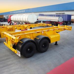 Quality Fuwa Axle 13t Mechinical Suspension Skeletal Semi Trailer wholesale