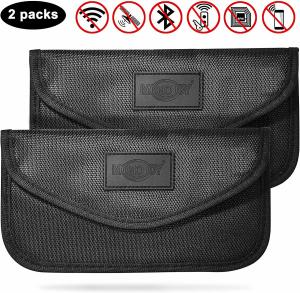 Quality Anti Theft Faraday Cage Bag RFID Signal Blocker For Phones Key Fob wholesale