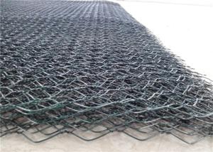 Quality Flexible PVC Coated Gabion Box / Wire Mesh Gabion Basket For Road Protection wholesale