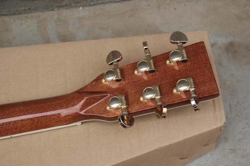 Custom guitar factory Top Quality Solid Spruce Top Rosewood Back & Sides Acoustic D45 guitar