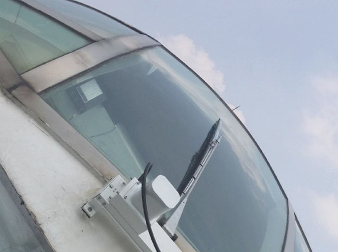 AC 220V Horizontal Yacht Boat Windshield Wiper Glass Cleaning
