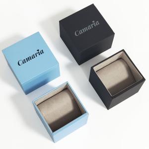 Quality ISO 14001 Coated Paper 90x90x70mm Wrist Watch Gift Box wholesale
