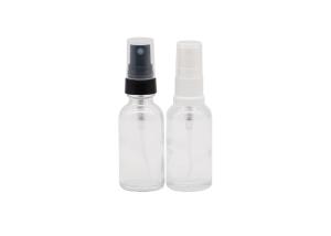 Quality Hot Stamping 60ml Transparent Glass Reusable Spray Bottle wholesale