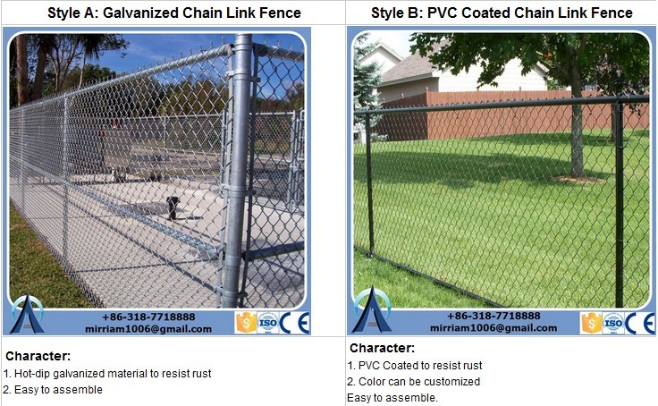 1.8mx10x50mmx50mm2.5mm, 29kg galvanized chain link fence slats Panels from ". Victoria "