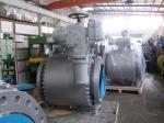 Flanged Forged Trunnion Side Entry Ball Valve With Electric Actuator