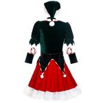 Women's Holiday Party Stage Show Dress and Cosplay Set for Christmas Performance
