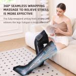 Full Leg Air Compression Calf Massager 5 Chamber 12V DC Sports Recovery