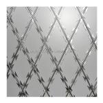1.5-3cm Barb Length Stainless Steel Concertina Razor Barbed Wire for Airport