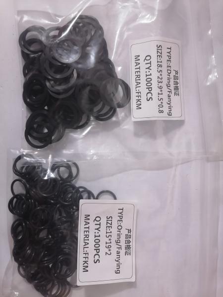 FFKM DIN 3869 ED-RING 21 Different Standard Molded Rubber O Ring For Oil Gas