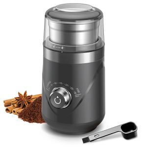 Quality Mini Bean Custom Coffee Grinder Coarse or Fine Removable Cup Electric Burr Mill wholesale