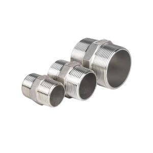 Quality Stainless Steel Hex Nipple with Male End Connection SS304 SS316L BSPT/NPT/BSPP wholesale
