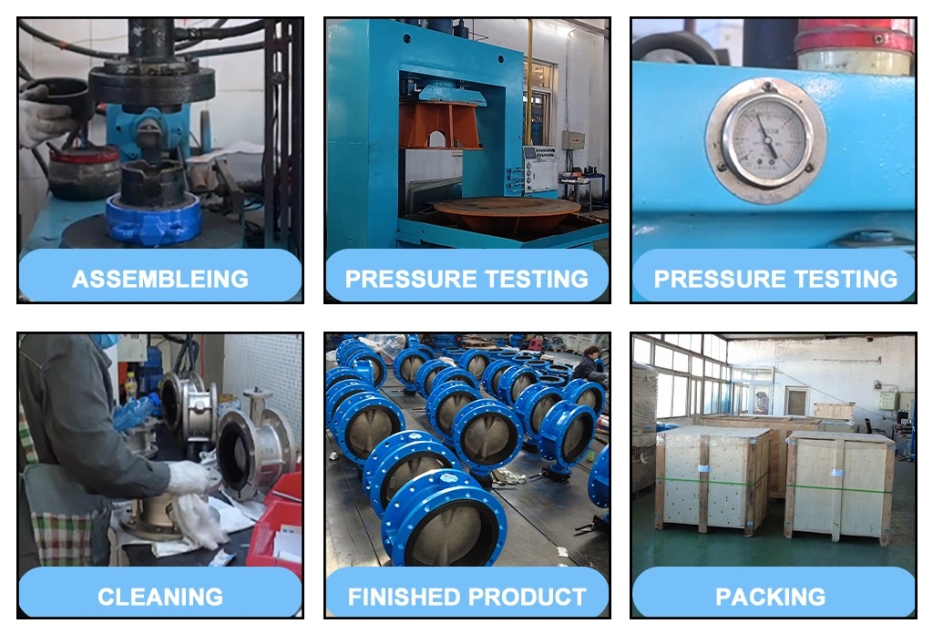 Sell CF8 Di Ci EPDM PTFE Strong Acid Ductile Iron Lever Operated Wafer Butterfly Valve
