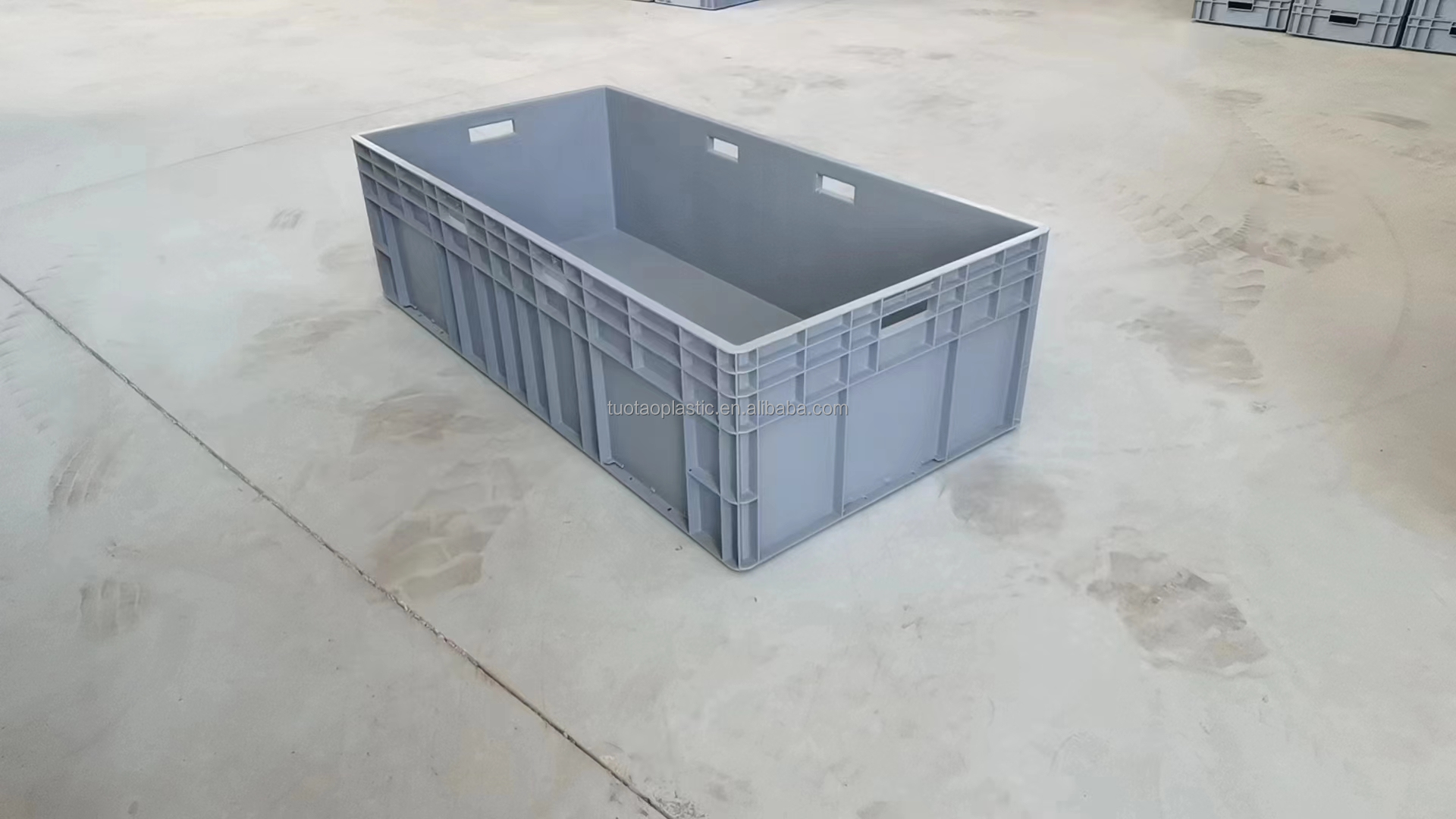 1200x600mm EU Crate PP Plastic Solid Box Style Rectangle Shape for Packaging Foldable NO
