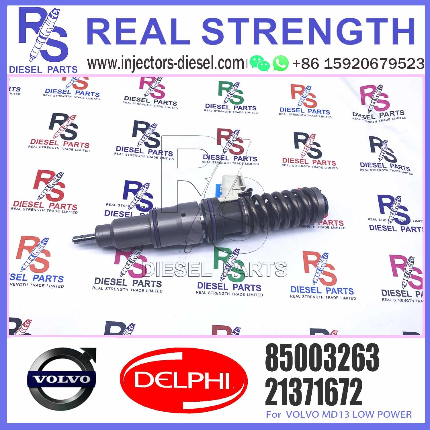 New Diesel Fuel Injector 20500620 BEBE4C03101 for V-O-L-V EC330 EC360B EC460 D12D 85003263 7420430583 20430583 8113941 208