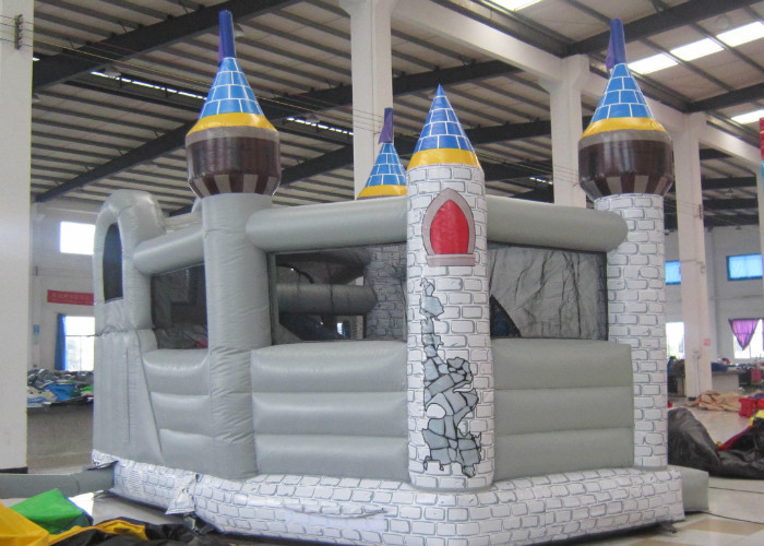Digital Printing Dragon Large Bouncy Castle , Waterproof Princess Jumping Castle