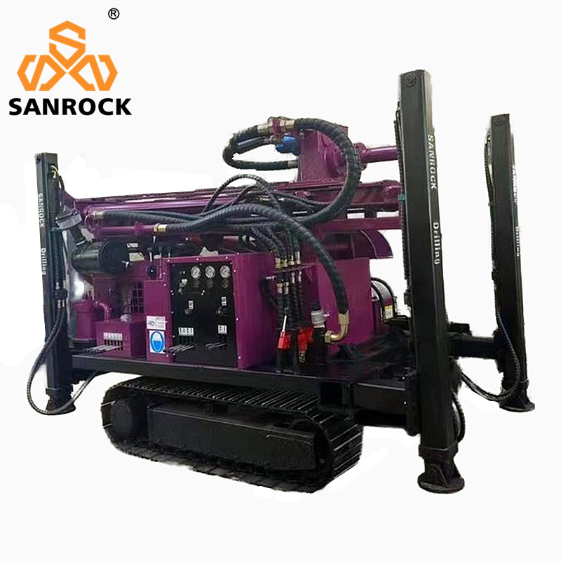 Hydraulic Water Well Drill Machine Mud Pump BW160/10 2.0m Drill Rod Length Small Water Drilling Rig